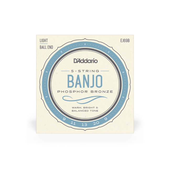 D'Addario EJ69B 5-String Banjo Saitensatz (Ball End)